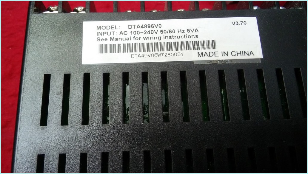 DELTA DTA4896V0 DTA4896 ISI KONTROL SIFIR KUTULU CİFT SIRA 4 HANELİ